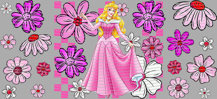 16oz Disney style-D-2074